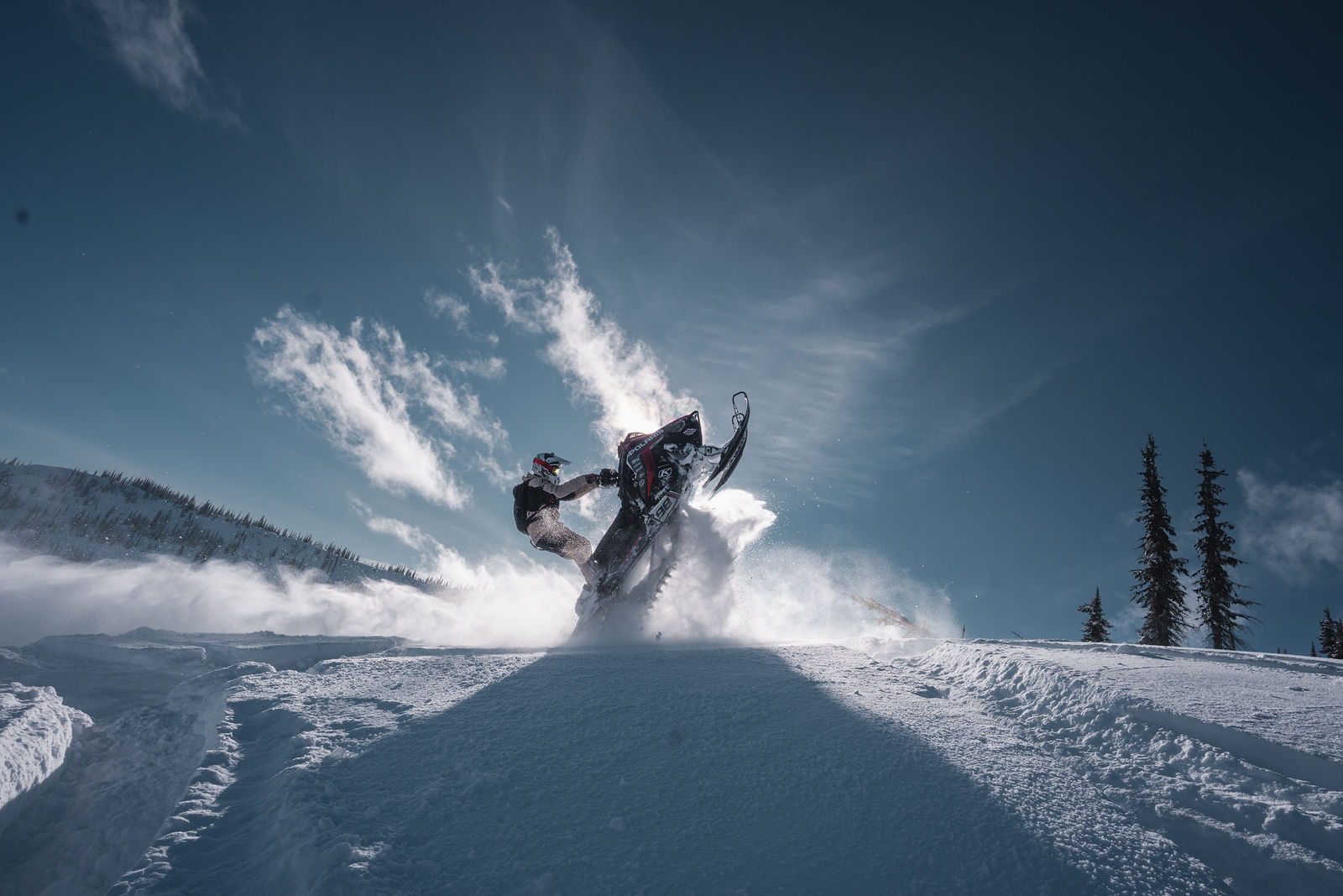Snowmobiling